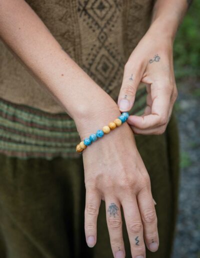 Palo Santo Armband Apatit Stein